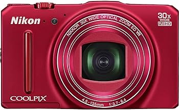 Nikon COOLPIX S9100 レッド　#176 Nikon COOLPIX S9100 12.1MP CMOS Digital Camera 18x Optical